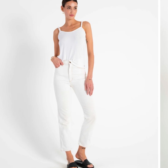 n:philanthropy Whiskey Twist Tank in White - Picture 3 of 6